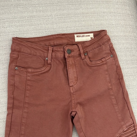 BLUSH or almost brownish Pink Wishlist jeans are size M, but run a little small. - Picture 5 of 7